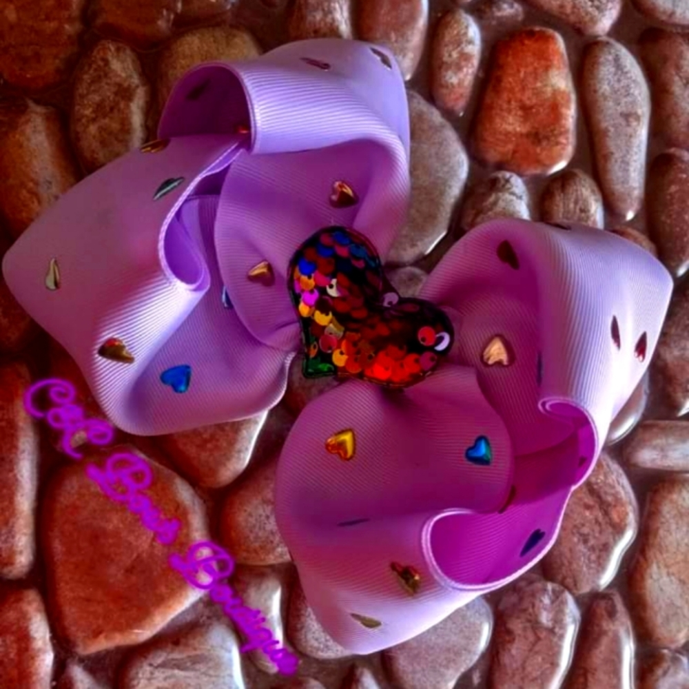 Purple 💜 Hair Bows